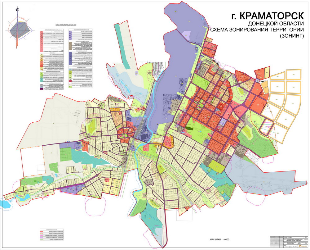 Карта краматорска донецкой области