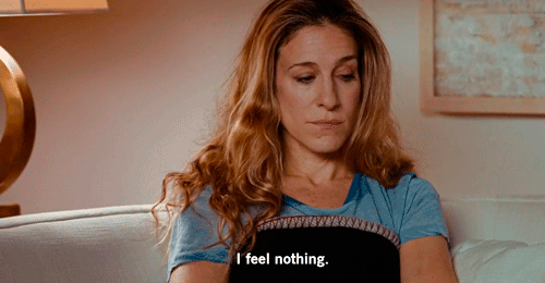 GIF sex city carrie feels nothing