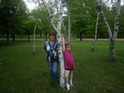 Мамочка Светлана с доченькой Катюшей