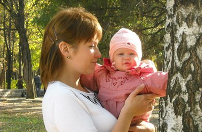 Алина и мама Анастасия