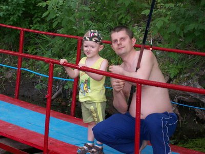 Сережа и сын Илюша